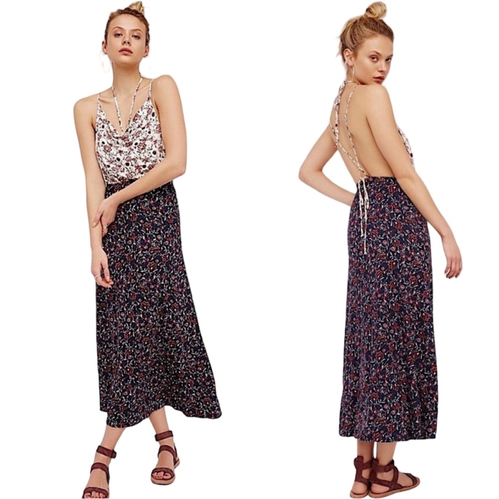 NWT Free People True Love Cowl Maxi Dress